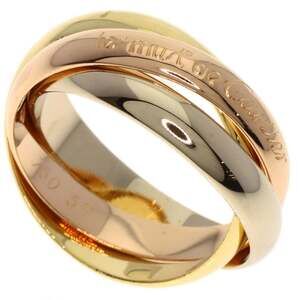 CARTIER Authentic 18k Gold Trinity Ring #51